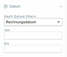 Filtern nach Datum